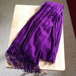 Purple scarf